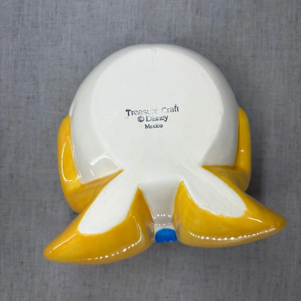Walt Disney Treasure Craft Donald Duck Ceramic Cookie Jar Vintage Retired